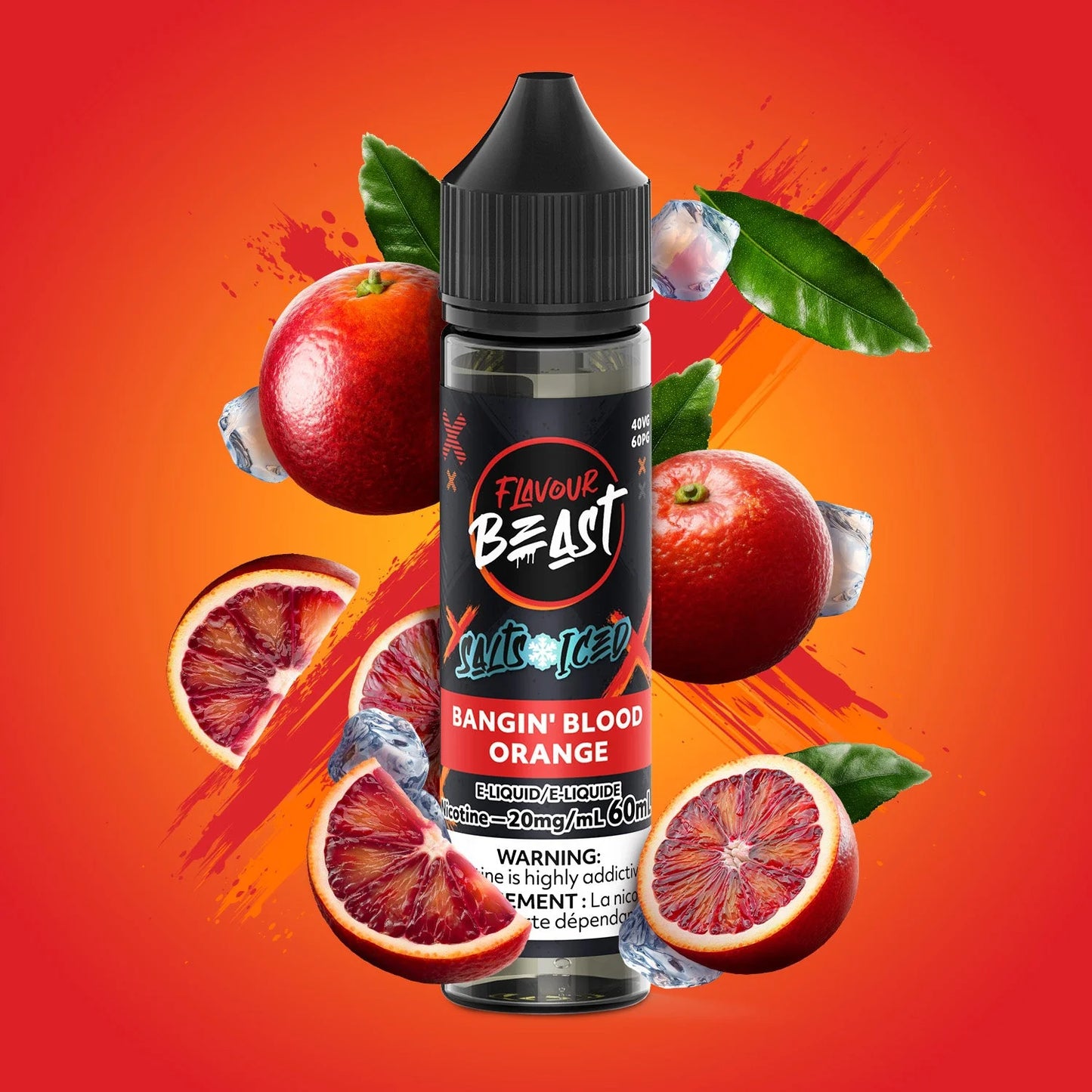 E-liquide Flavour Beast - Bangin' Blood Orange (ICED) 20 mg/60 ml