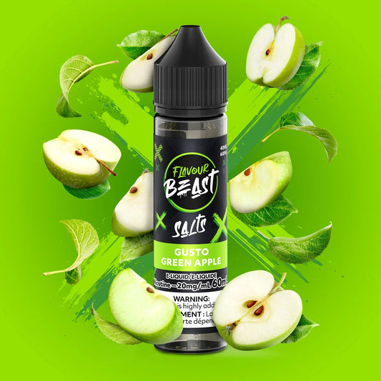 Flavour Beast E-Liquid - Gusto Green Apple 20mg/60mL
