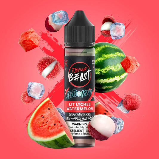 Flavour Beast E-Liquid - Lit Lychee Watermelon 