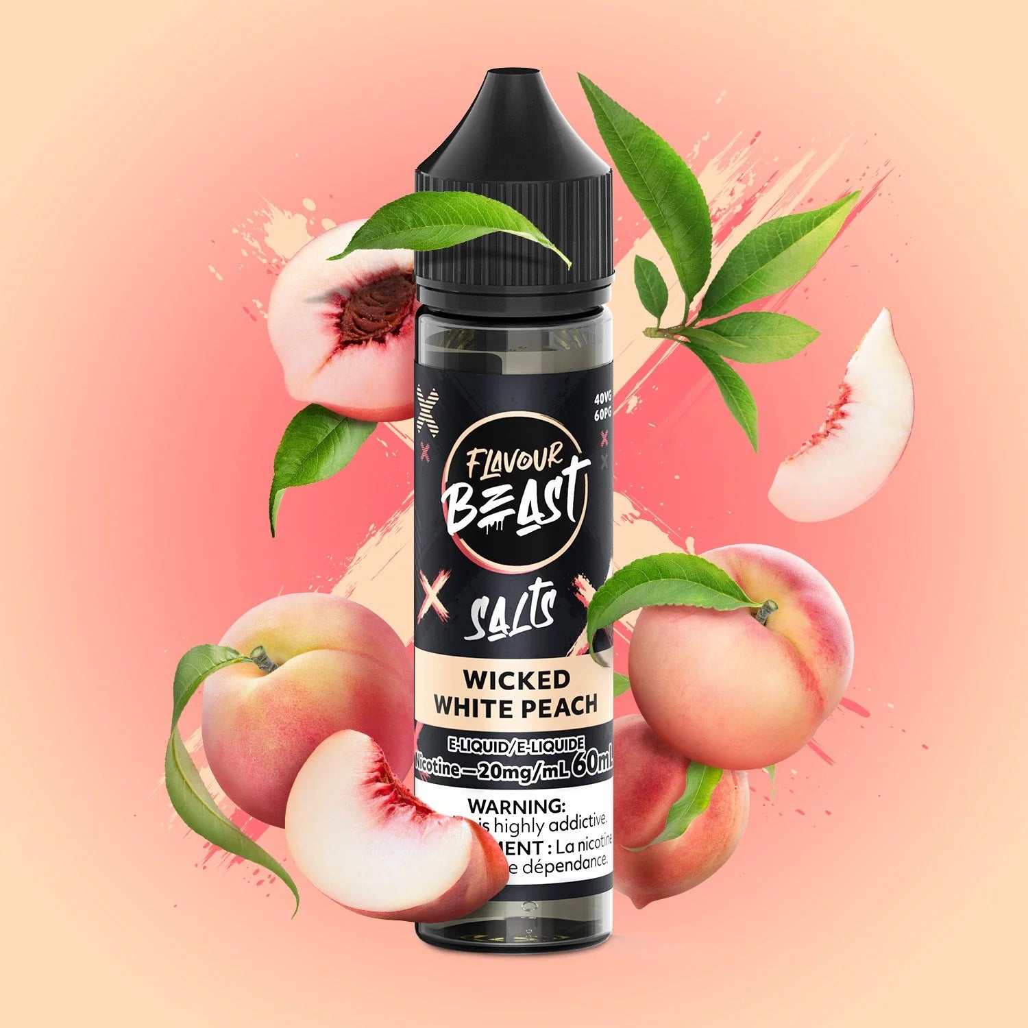 Flavour Beast E-Liquid - Wicked White Peach