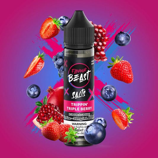 Flavour Beast Trippin Triple Berry Salt 60mL vape juice&nbsp;d