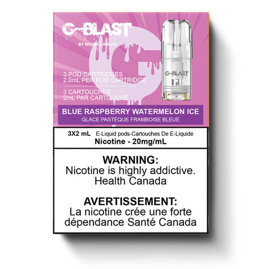 G-BLAST POD PACK - BLUE RASPBERRY WATERMELON ICE