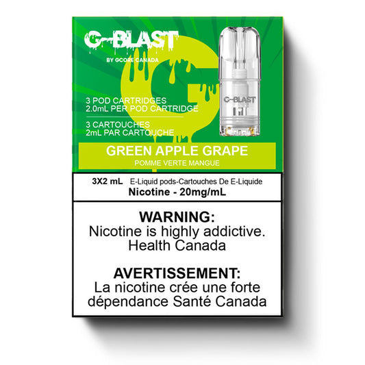 G-BLAST POD PACK - GREEN APPLE GRAPE