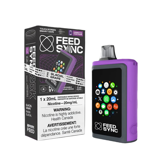 FEED SYNC 25k Puffs Disposable Vape-Glacial grape