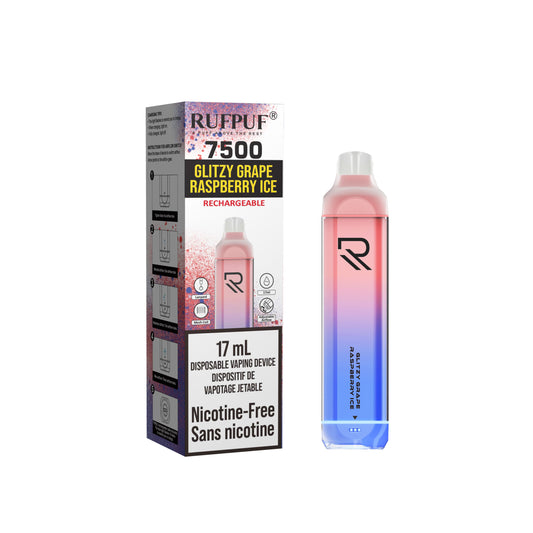 Glitzy Grape Raspberry Ice(0mg/ML) 7500 Puffs