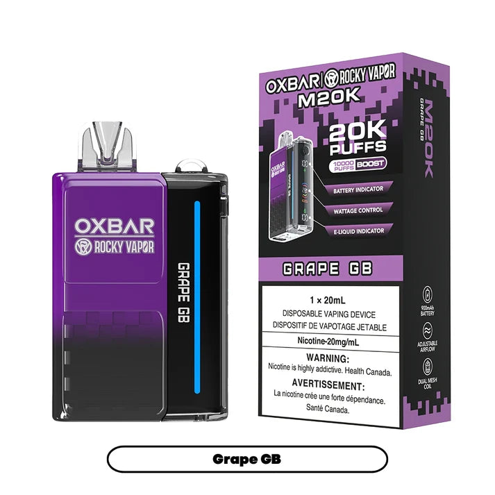 Rocky Vapor Oxbar M20K - Raisin GB