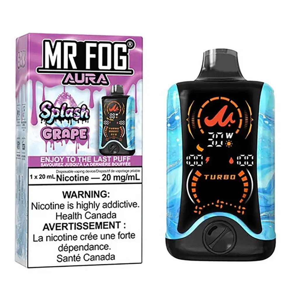 Grape- Mr Fog Splash 60K Disposable Vape ( 20mg )