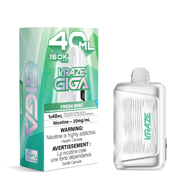 KRAZE GIGA 20MG/40ML 150K PUFFS DISPOSABLE VAPES[All Flavours]