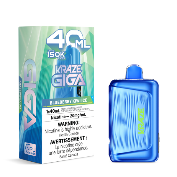 KRAZE GIGA 20MG/40ML 150K PUFFS DISPOSABLE VAPES[All Flavours]