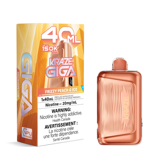 KRAZE GIGA 150K - Frizzy Peach G Ice
