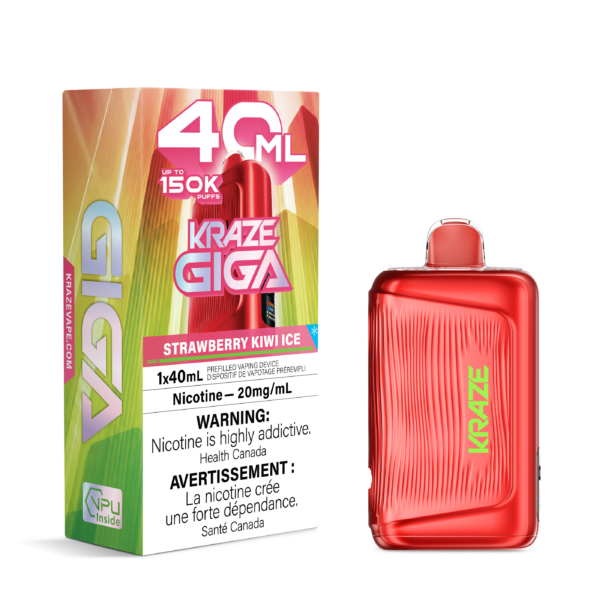 KRAZE GIGA - 150K PUFFS DISPOSABLE VAPES 20MG/40ML [All Flavours]