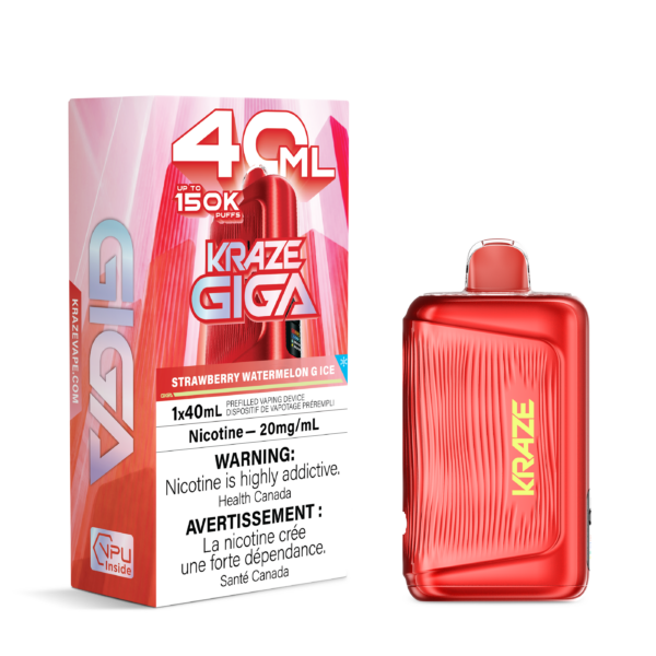 KRAZE GIGA - 150K PUFFS DISPOSABLE VAPES 20MG/40ML [All Flavours]