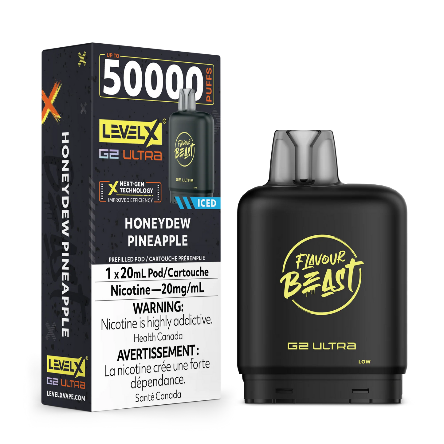 Honeydew Pineapple -Flavour Beast Level X G2 Ultra POD 