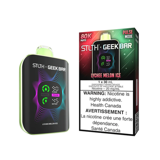 Lychee Melon Ice- STLTH x Geek Bar 80K Disposable Vape