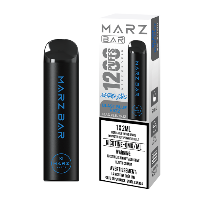 Marz Bar 1200 (Zero Nic) - Blast Blue Razz