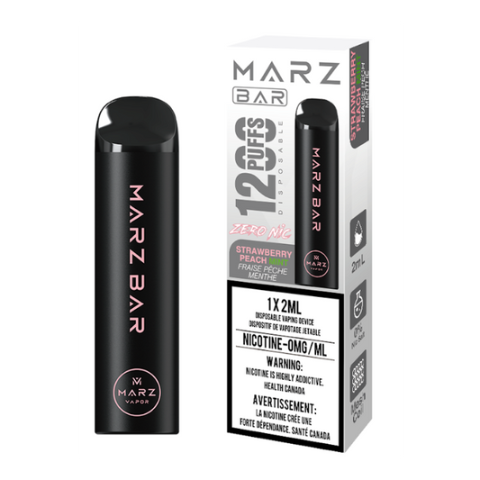Marz Bar 1200 (Zero Nic) - Strawberry Peach Mint