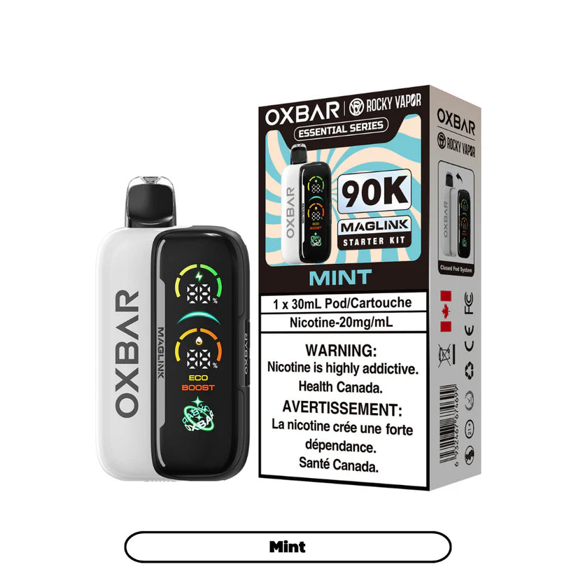 Rocky Vapor Oxbar Maglink-Mint 90k {Starter Kit}