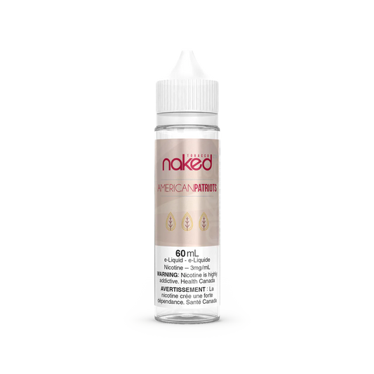 AMERICAN PATRIOTS BY NAKED100 - NAKED100 60ML FREEBASE