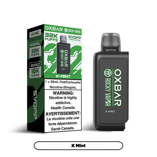 Svopp Rocky Vapor Oxbar [Prefilled Pods] 32K - X Mint