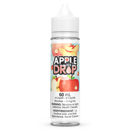 PEACH ICED - APPLE DROP ICE 60ML FREEBASE