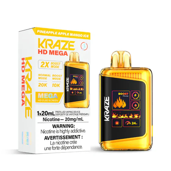 KRAZE HD MEGA 20K DISPOSABLE VAPE