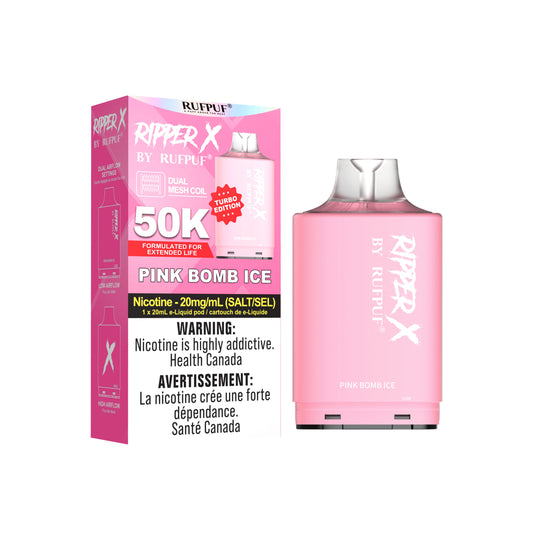 Ripper x 50k Disposable Pod-Pink Bomb Ice