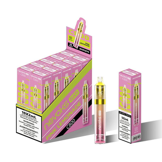 NEVOKS 800 Puffs Disposable Vape – Pink Lemonade (20mg/ml)