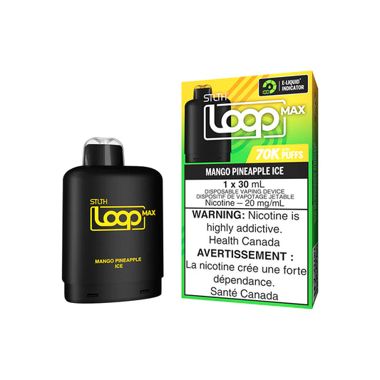 STLTH LOOP MAX POD PACK -MANGO PINEAPPLE ICE (Without Battery)