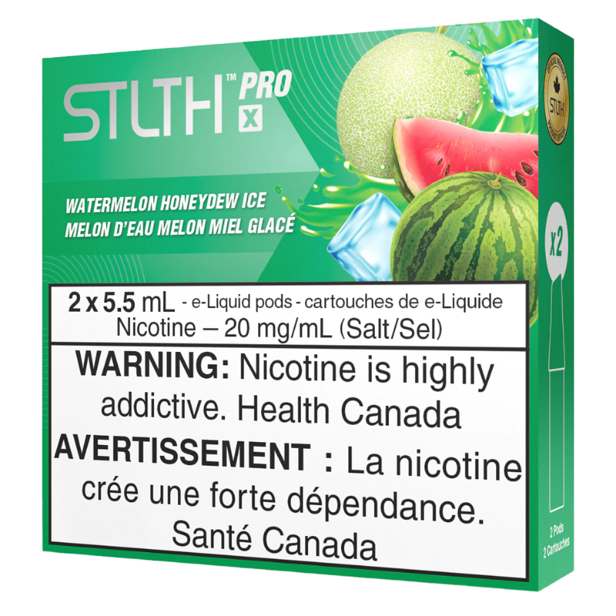 STLTH PRO X POD PACK - WATERMELON HONEYDEW ICE