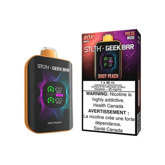 STLTH X GEEK BAR DISPOSABLE - JUICY PEACH (WITHOUT ICE)