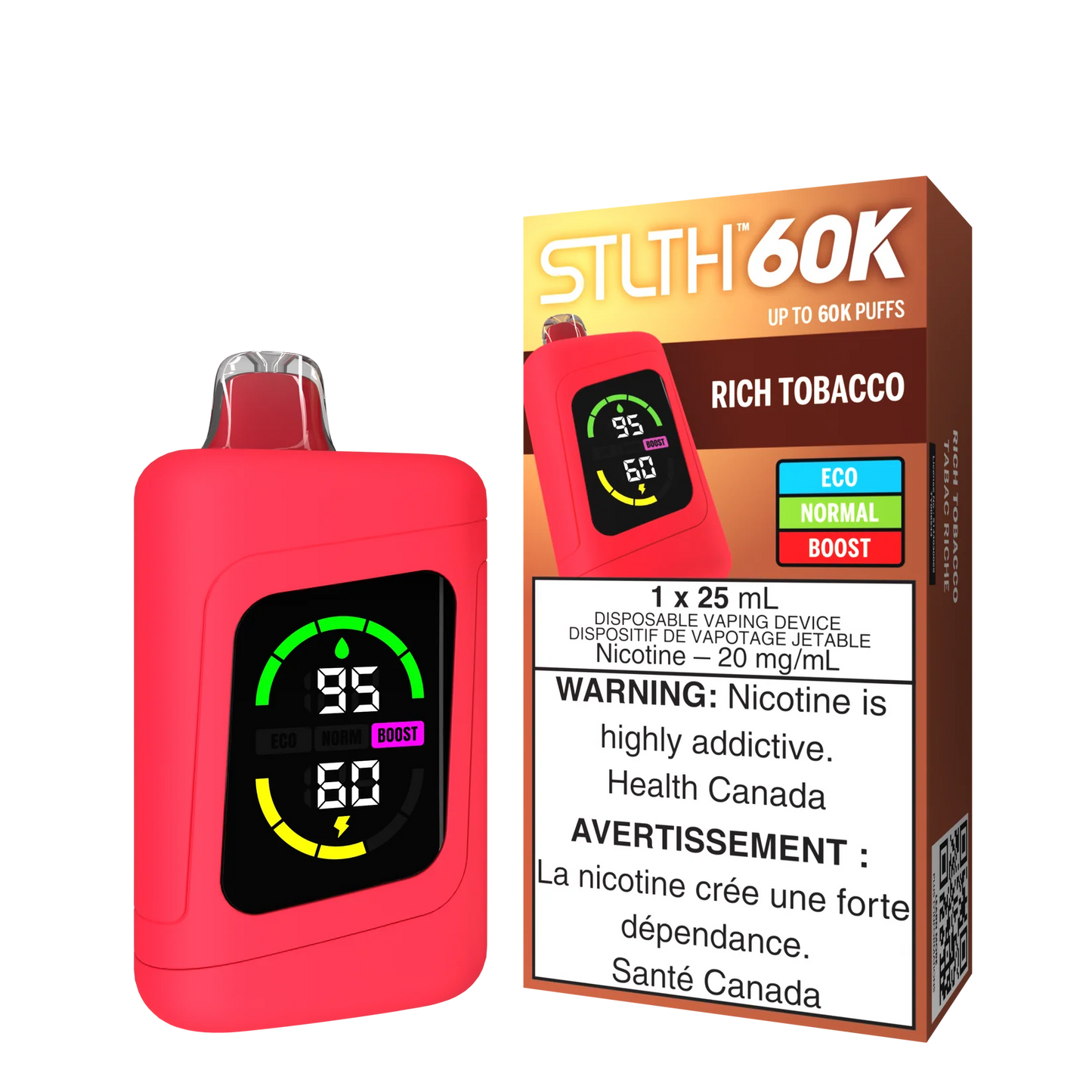 STLTH 60K VISION DISPOSABLE - RICH TOBACCO