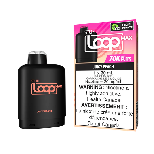 STLTH LOOP MAX POD PACK - JUICY PEACH (Without Battery)