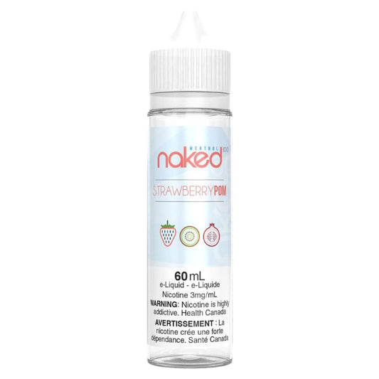 STRAWBERRY POM - NAKED100 60ML FREEBASE