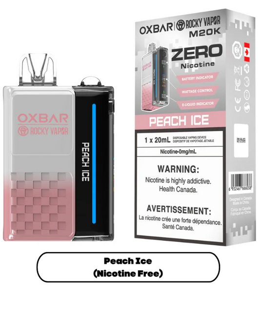 Oxbar M20K - Peach ICE ( Zero Nicotine )