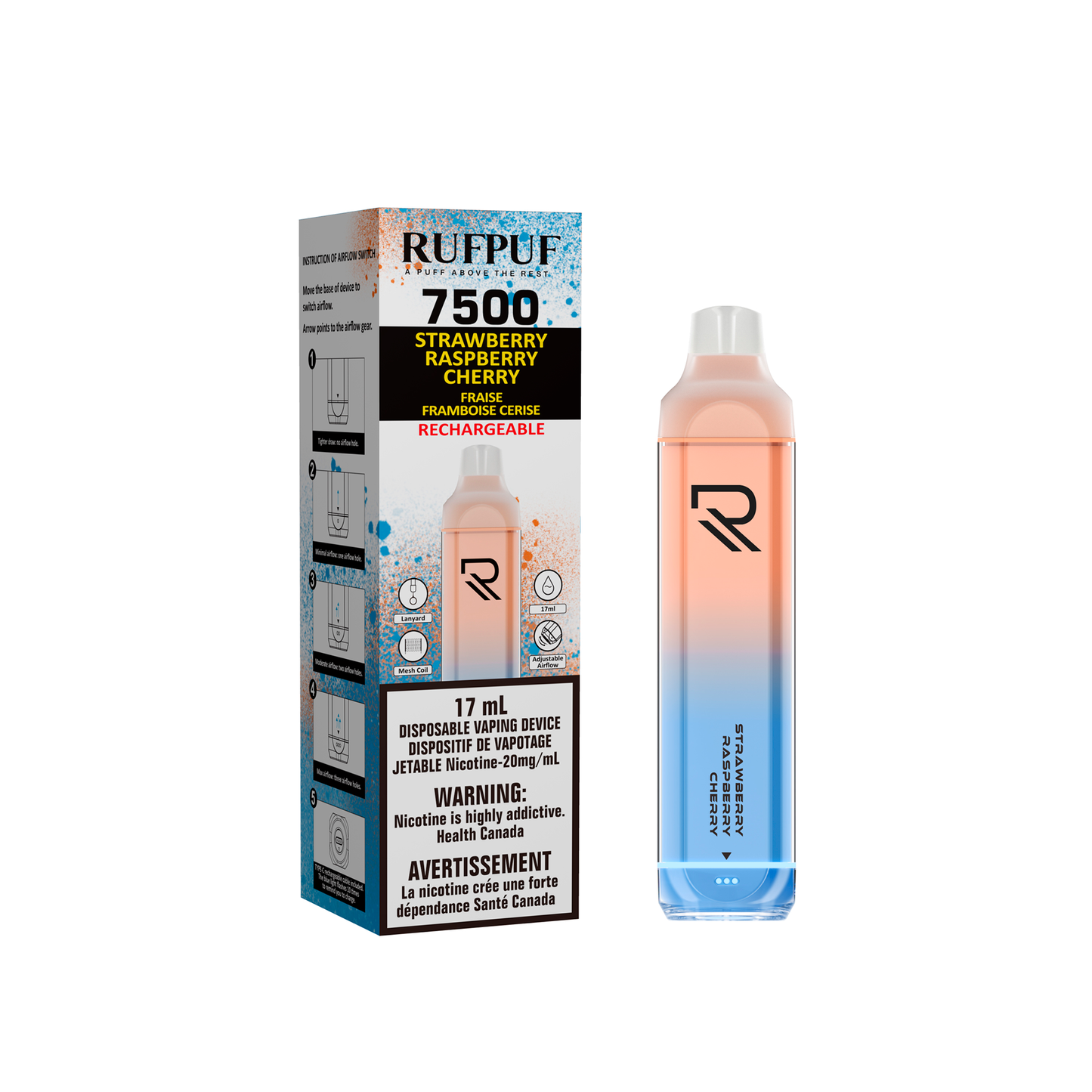 RUFPUF 7500 DISPOSABLE VAPE