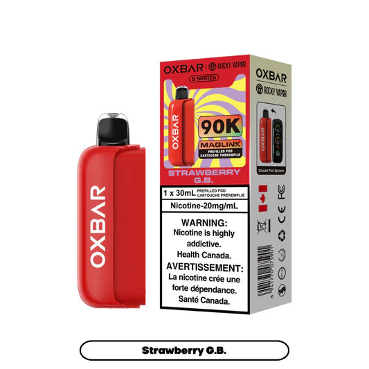  Rocky Vapor Oxbar Maglink- Strawberry G.B 