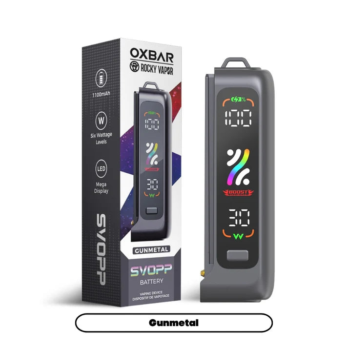 Svopp Rocky Vapor Oxbar [Device Kit] 1100mAh - Gunmetal