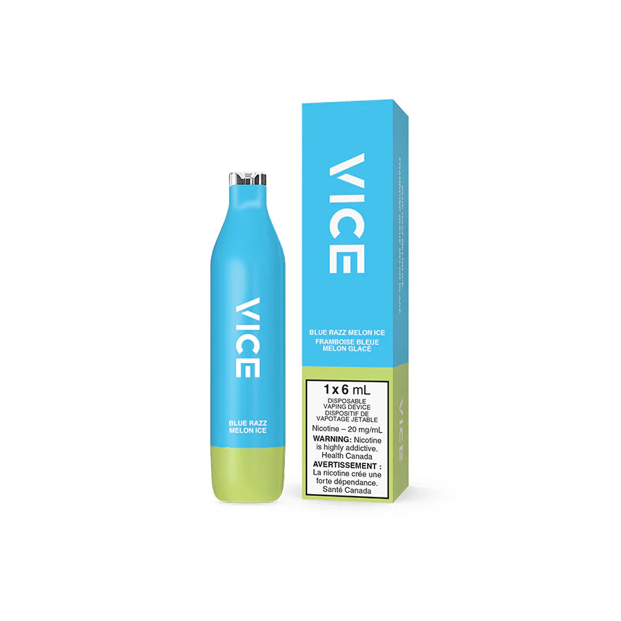 VICE 2500 DISPOSABLE - BLUE RAZZ MELON ICE – Calgary Vape Store