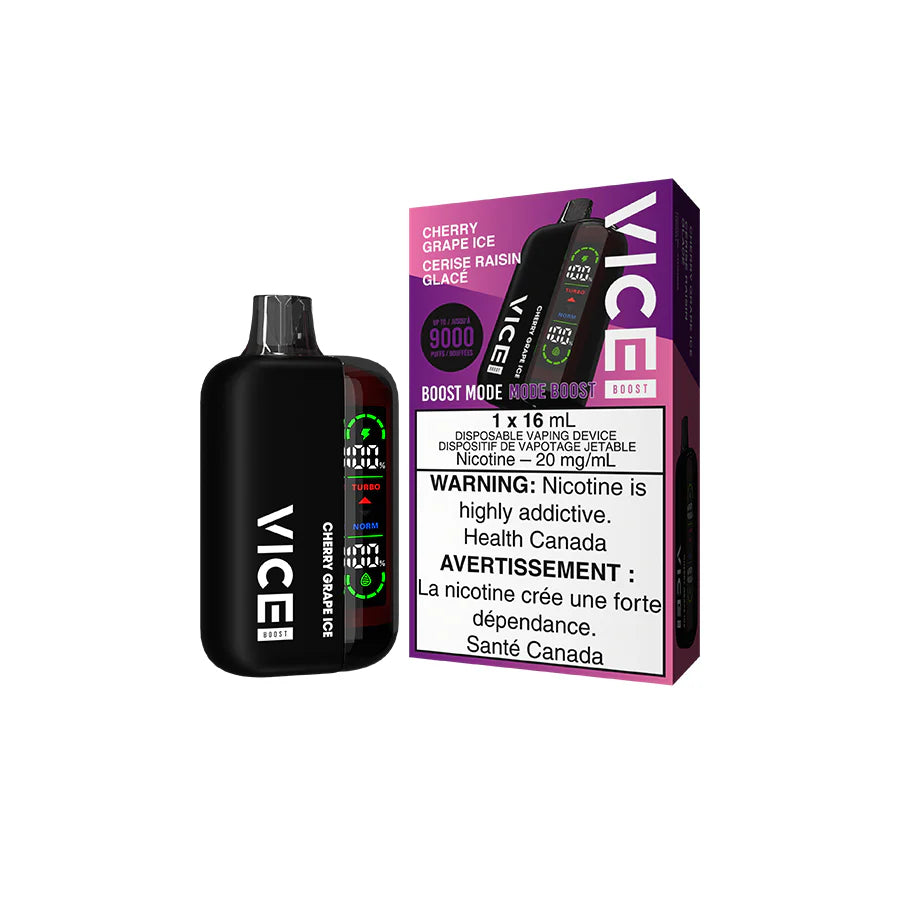 Vice Boost 9000 Puffs Disposable Vape-Cherry grape ice