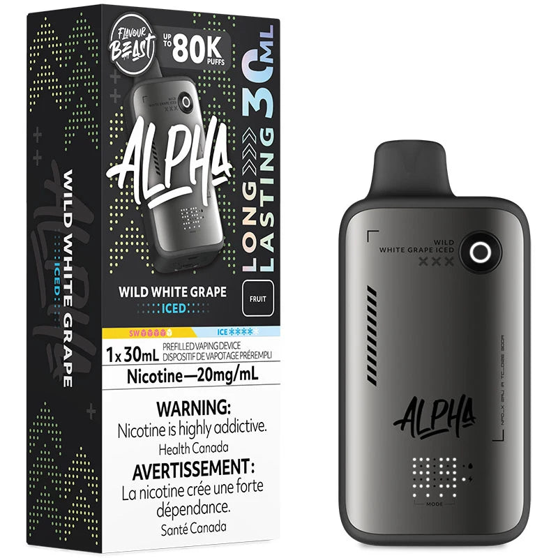 Wild White Grape Iced  - Flavour Beast Alpha 80K Disposable Vape 