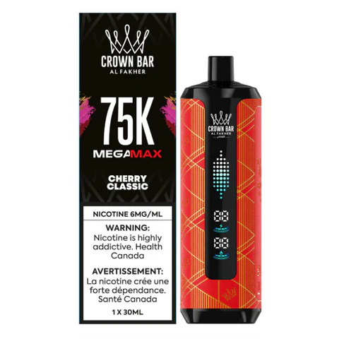 CHERRY CLASSIC  - Al Fakher Crown Bar Mega Max 75k Disposable Vape