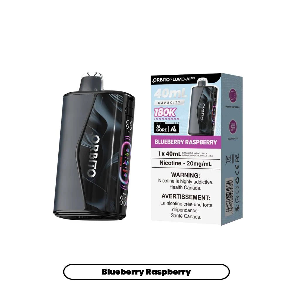ORBITO LUMO AI PRO+ 40ML/180K Disposable Vape [ALL FLAVOURS]