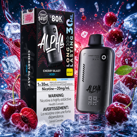 Flavour Beast Alpha 80K Disposable Vape - Cherry Blast Iced |  20mg