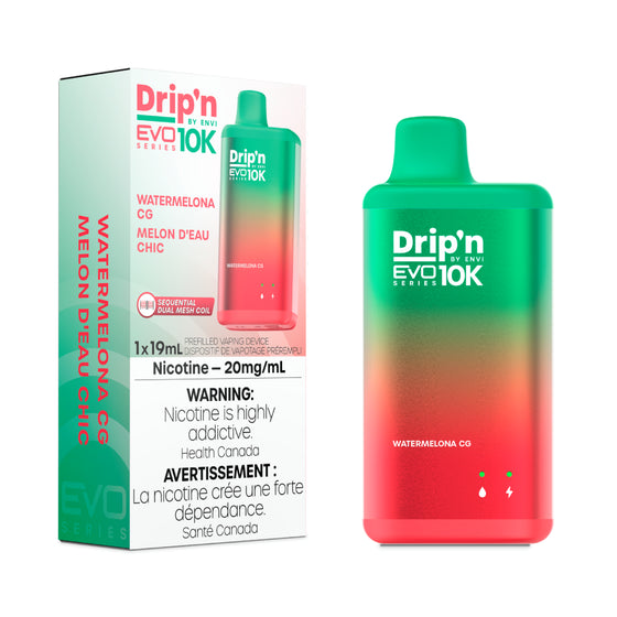 Drip’n by Envi evo 10k disposable Vape Flavours