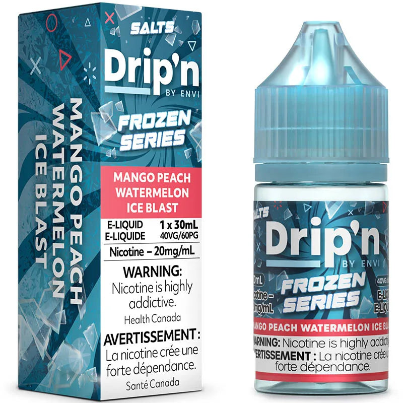 Mango Peach Watermelon Ice Blast  : Drip'n Frozen Salts by Envi  (30mL) / 20 MG