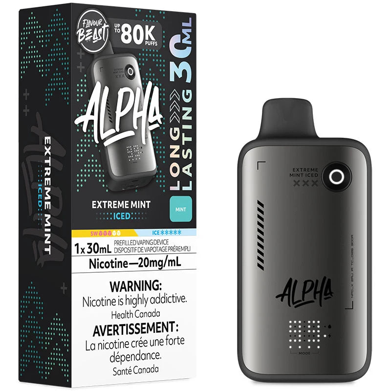 Extreme Mint Iced  – Flavour Beast Alpha 80K / 20mg Nic