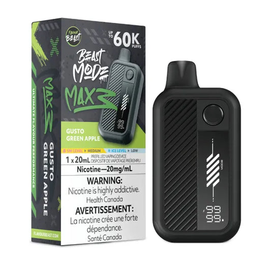 Flavour Beast Mode Max 3 | 60K Disposable Vape (All Flavours) | Calgary vape delivery