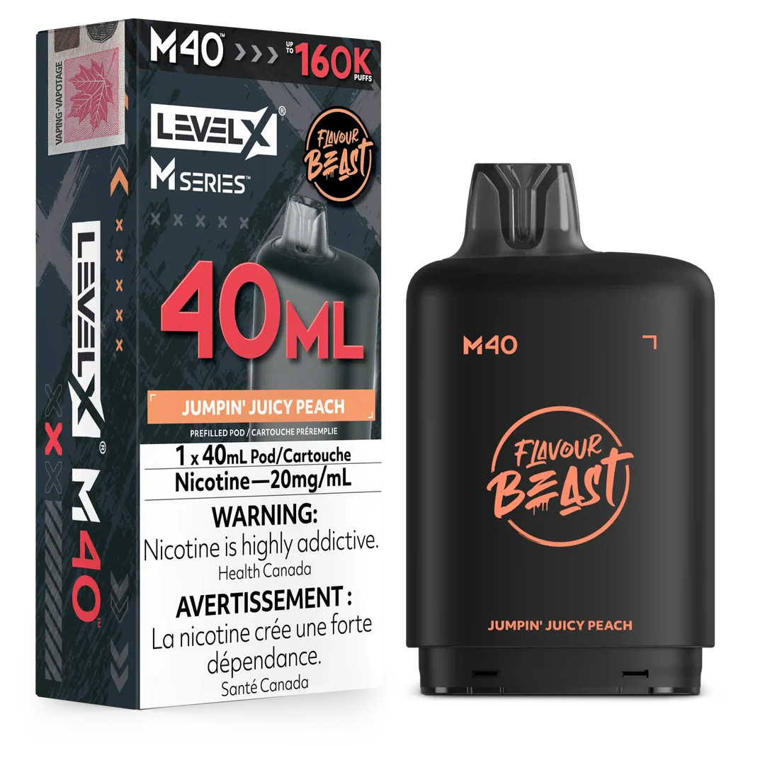Level X Flavour Beast M40 160K Puff Pod  (All flavours ) | Vape delivery calgary