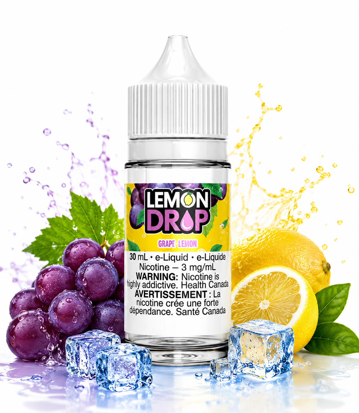 Glace au citron à base libre 30 ml - Litchi
