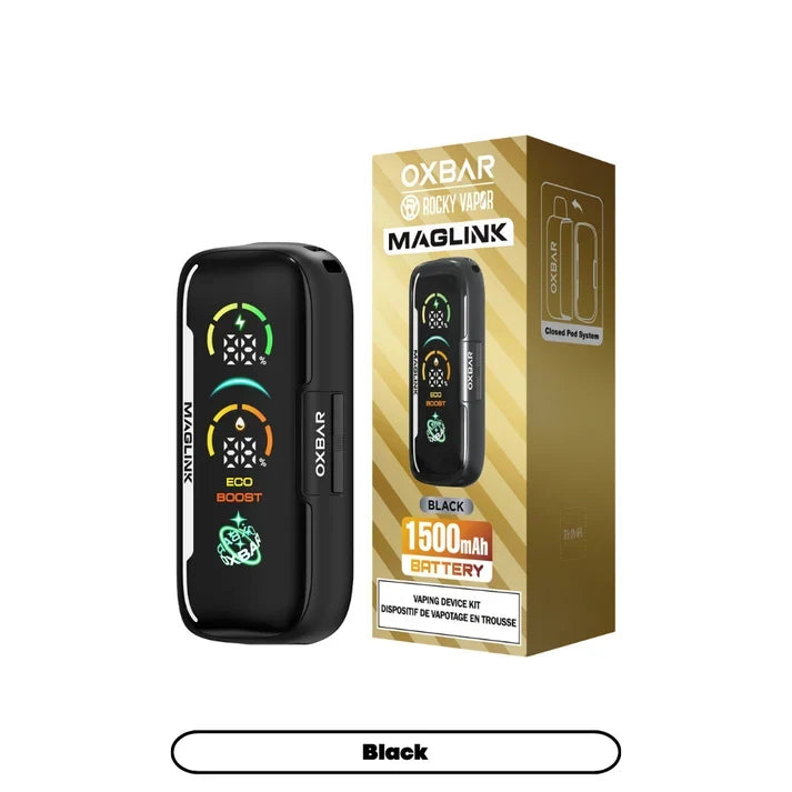 Rocky Vapor Oxbar Maglink 1500mAh Battery-Black
